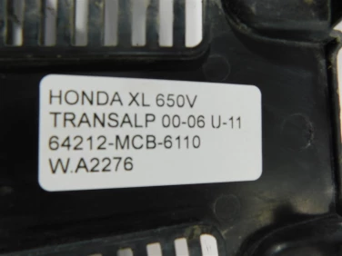Plastik wypeŁnienie owiewka honda xl 650v transalp 00-06 u-11 64212-mcb-6110