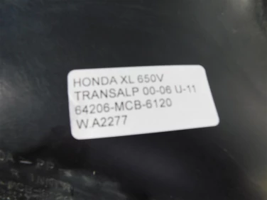 Plastik wypeŁnienie owiewka honda xl 650v transalp 00-06 u-11 64206-mcb-6120