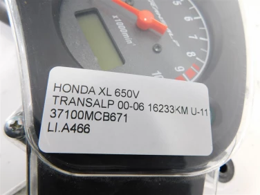 Licznik prĘdkoŚciomierz honda xl 650v transalp 00-06 16233km u-11 37100mcb671