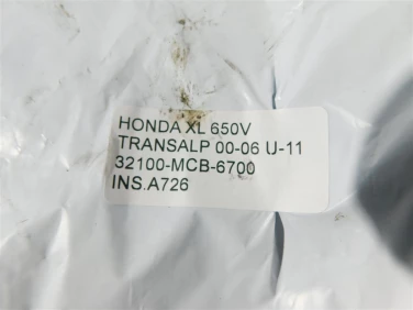 Instalacja elektryczna wiĄzka honda xl 650v transalp 00-06 u-11 32100-mcb-6700