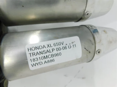 Wydech koŃcowy tŁumik honda xl 650v transalp 00-06 u-11 18310mcb960