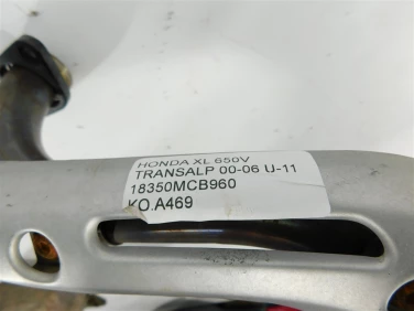 Kolanko kolektor wydech honda xl 650v transalp 00-06 u-11 18350mcb960