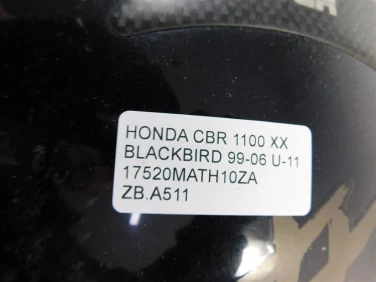 Zbiornik paliwa bak honda cbr 1100 xx blackbird 99-06 u-11 17520math10za