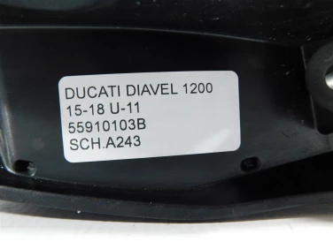 Schowek plastik ducati diavel 1200 15-18 u-11 55910103b