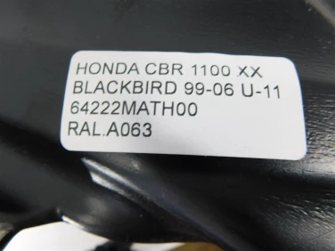 Rura dolot airbox lewa honda cbr 1100 xx blackbird 99-06 u-11 64222math00