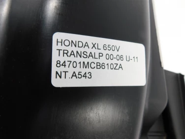 Nadkole bŁotnik tyŁ plastik honda xl 650v transalp 00-06 u-11 84701mcb610za