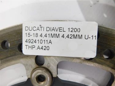 Tarcza hamulcowa przÓd ducati diavel 1200 15-18 4,41mm 4,42mm u-11 49241011a