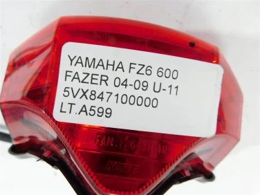 Lampa tyŁ tylna yamaha fz6 600 fazer 04-09 u-11 5vx847100000