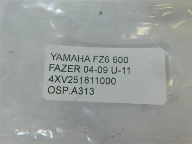 OŚ koŁa przÓd przednia yamaha fz6 600 fazer 04-09 u-11 4xv251811000