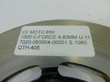Tarcza hamulec cf moto 850 1000 c-force 4,83mm u-11 7020-080004-00001