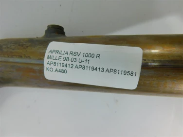 Kolanko kolektor wydech aprilia rsv 1000 r mille 98-03 u-11 ap8119412 ap8119413 ap8119581