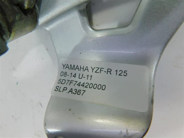 Set podnÓŻek lewy przÓd yamaha yzf-r 125 08-14 u-11 5d7f74420000