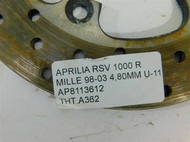 Tarcza hamulcowa tyŁ aprilia rsv 1000 r mille 98-03 4,80mm u-11 ap8113612