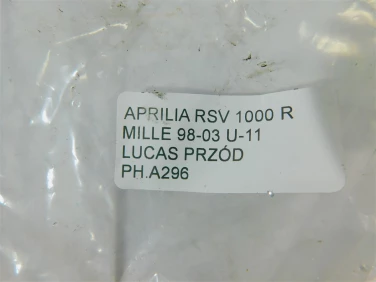 PrzewÓd hamulec wĄŻ aprilia rsv 1000 r mille 98-03 u-11 lucas przÓd