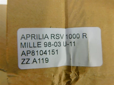 Zamek stacyjka kluczyk aprilia rsv 1000 r mille 98-03 u-11 ap8104151