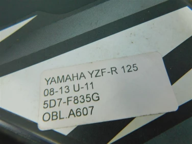 Owiewka bok boczna lewa yamaha yzf-r 125 08-13 u-11 5d7-f835g