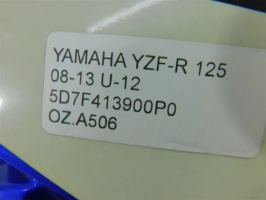 OsŁona nakŁadka zbiornik yamaha yzf-r 125 08-13 u-12 5d7f413900p0