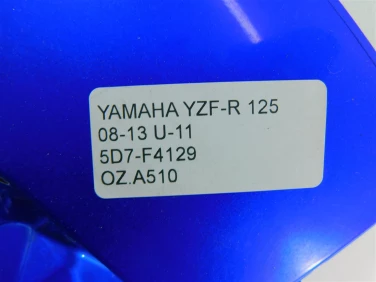 OsŁona nakŁadka zbiornik yamaha yzf-r 125 08-13 u-11 5d7-f4129
