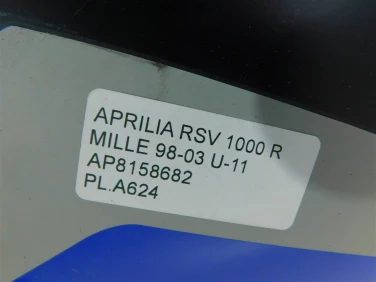PŁug plastik owiewka aprilia rsv 1000 r mille 98-03 u-11 ap8158682