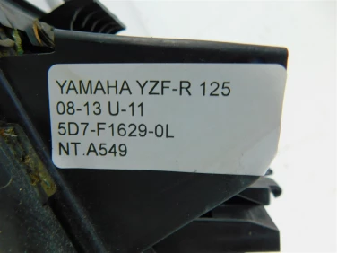 Nadkole bŁotnik tyŁ plastik yamaha yzf-r 125 08-13 u-11 5d7-f1629-0l