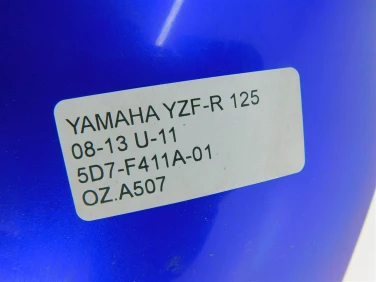 OsŁona nakŁadka zbiornik yamaha yzf-r 125 08-13 u-11 5d7-f411a-01