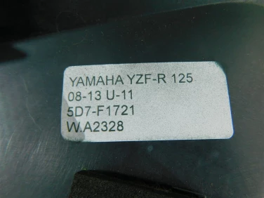 Plastik wypeŁnienie owiewka yamaha yzf-r 125 08-13 u-11 5d7-f1721