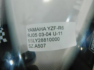 Szyba owiewka przÓd yamaha yzf-r6 rj05 03-04 u-11 5sly28810000
