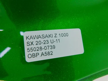 Owiewka bok boczna prawa kawasaki z 1000 sx 20-23 u-11 55028-0739