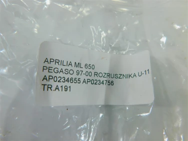 Tryb skrzynia waŁek aprilia ml 650 pegaso 97-00 rozrusznika u-11 ap0234655 ap0234756