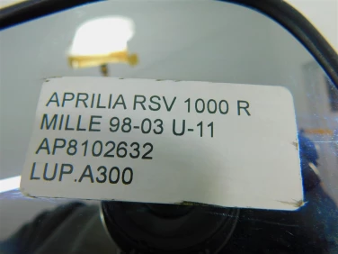 Lustro lusterko prawe aprilia rsv 1000 r mille 98-03 u-11 ap8102632