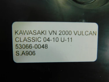 Siedzenie kanapa fotel kawasaki vn 2000 vulcan classic 04-10 u-11 53066-0048 s.a906