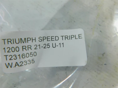 Plastik wypeŁnienie owiewka triumph speed triple 1200 rr 21-25 u-11 t2316050