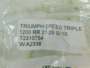 Plastik wypeŁnienie owiewka triumph speed triple 1200 rr 21-25 u-10 t2310754