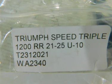 Plastik wypeŁnienie owiewka triumph speed triple 1200 rr 21-25 u-10 t2312021