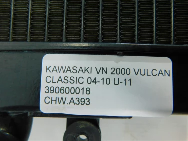 ChŁodnica wody przÓd kawasaki vn 2000 vulcan classic 04-10 u-11 390600018