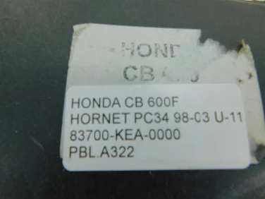 Pokrywa bok boczna lewa honda cb 600f hornet pc34 98-03 u-11 83700-kea-0000