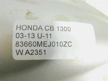 Plastik wypeŁnienie owiewka honda cb 1300 03-13 u-11 83660mej010zc