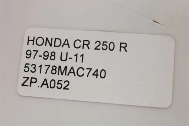 Plastiki owiewki zestaw honda cr 250 r 97-98 u-11 53178mac740