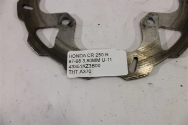 Tarcza hamulcowa tyŁ honda cr 250 r 97-98 3,80mm u-11 43351kz3b00