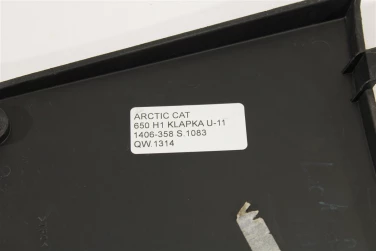 WypeŁnienie plastik arctic cat 650 h1 klapka u-11 1406-358