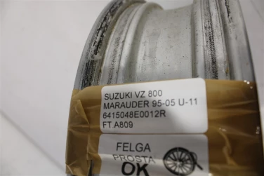 Felga koŁo tyŁ suzuki vz 800 marauder 95-05 felga prosta ok u-11 6415048e0012r