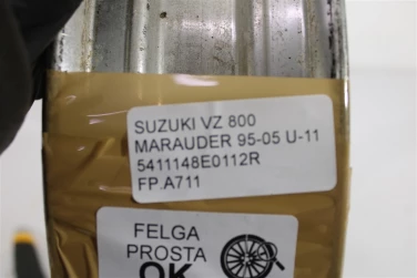 Felga koŁo przÓd suzuki vz 800 marauder 95-05 felga prosta ok u-11 5411148e0112r
