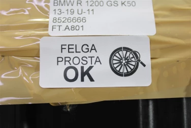 Felga koŁo tyŁ bmw r 1200 gs k50 13-19 felga prosta ok u-11 8526666