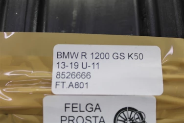 Felga koŁo tyŁ bmw r 1200 gs k50 13-19 felga prosta ok u-11 8526666