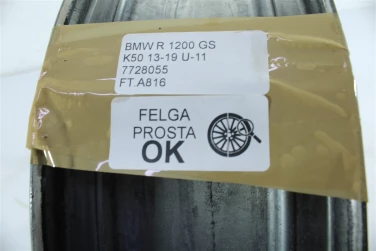 Felga koŁo tyŁ bmw r 1200 gs k50 13-19 felga prosta ok u-11 7728055