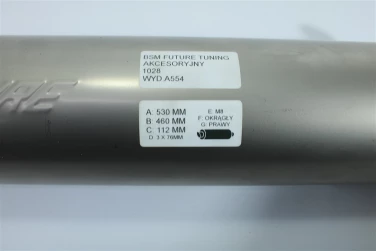 Wydech koŃcowy tŁumik bsm future tuning akcesoryjny 1028
