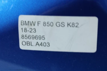 Owiewka bok boczna lewa bmw f 850 gs k82 18-23 8569695