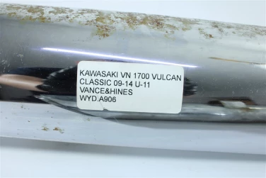 Wydech koŃcowy tŁumik kawasaki vn 1700 vulcan classic 09-14 vance&hines u-11