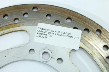 Tarcza hamulcowa przÓd kawasaki vn 1700 vulcan classic 09-14 410800181cm 4,75mm 4,75mm u-11