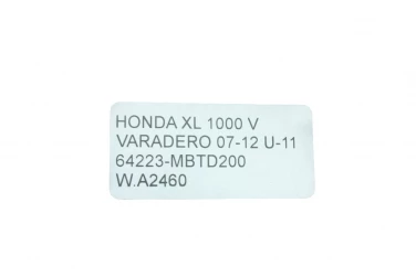 Plastik wypeŁnienie owiewka honda xl 1000 v varadero 07-12 u-11 64223-mbtd200